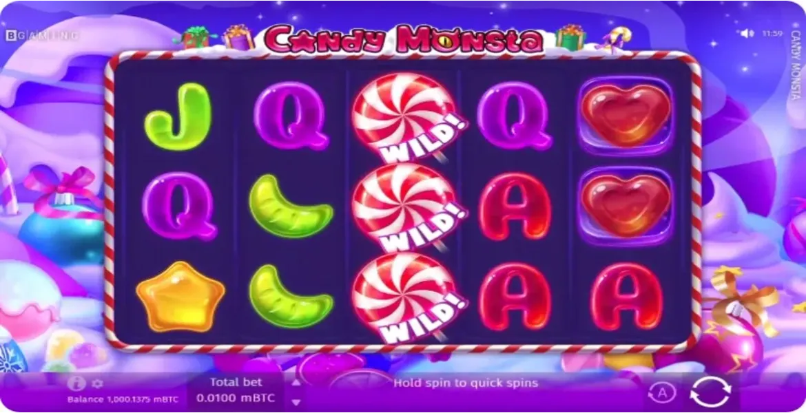 Play in Candy Monsta Xmas by BGaming for free now | SmartPokies