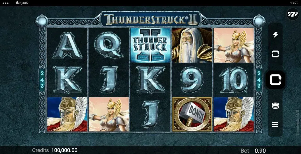 Play in Thunderstruck II online pokie review for free now | SmartPokies