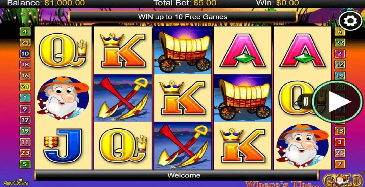 Play in Where's the Gold slot review for free now | SmartPokies