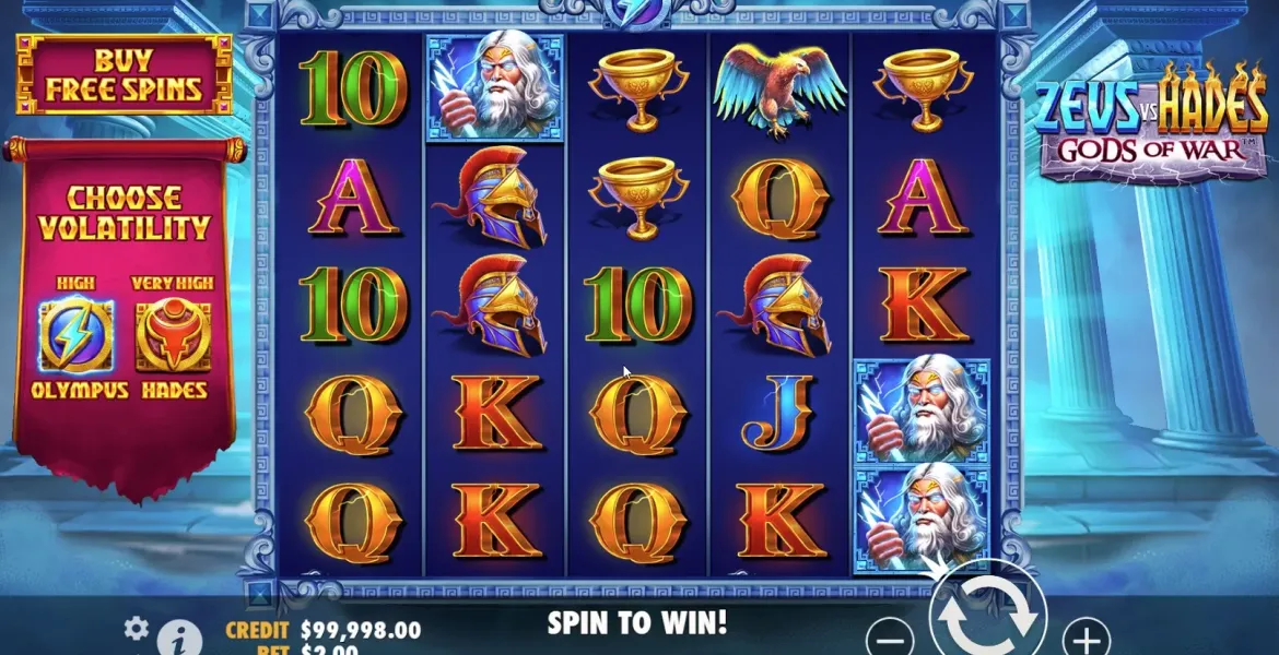 Play in Zeus vs Hades slot from Pragmatic Play for free now | SmartPokies