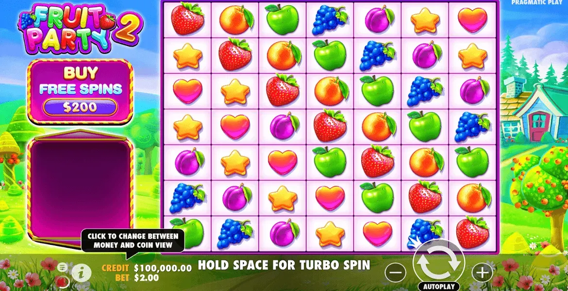 Play in Fruit Party 2 by Pragmatic Play for free now | SmartPokies
