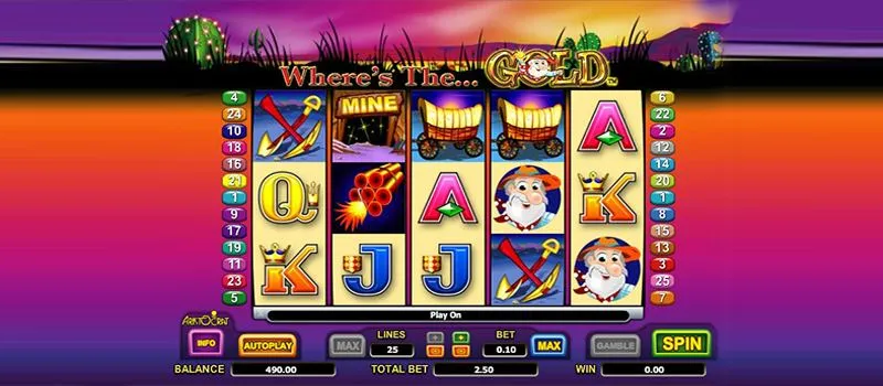 where is the gold pokies