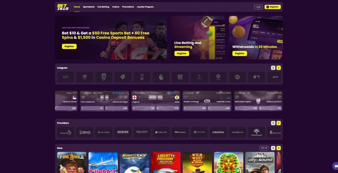 Betzillo Casino Login