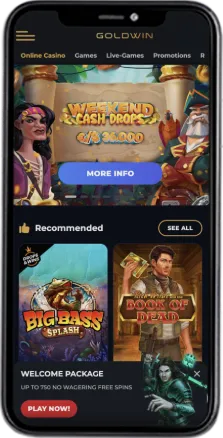 Goldwin mobile casino