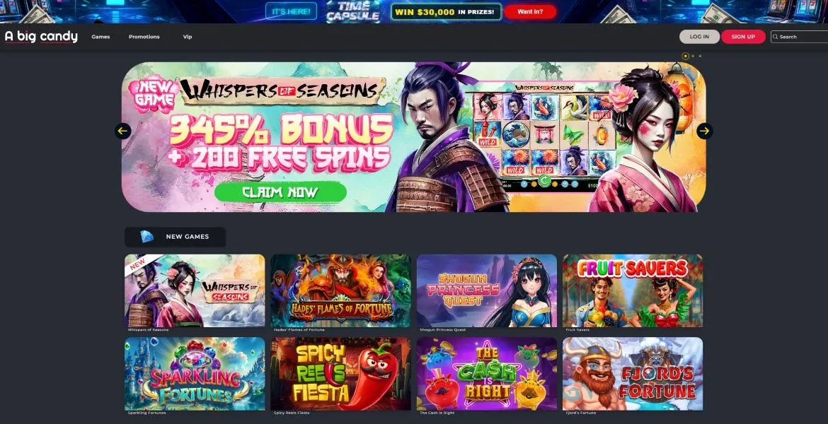 A Big Candy Casino login
