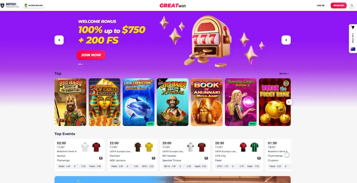 Greatwin casino login Australia