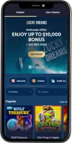 Lucky Dreams mobile casino