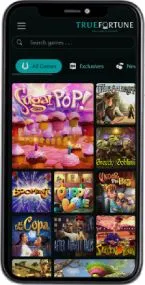 True Fortune mobile casino page