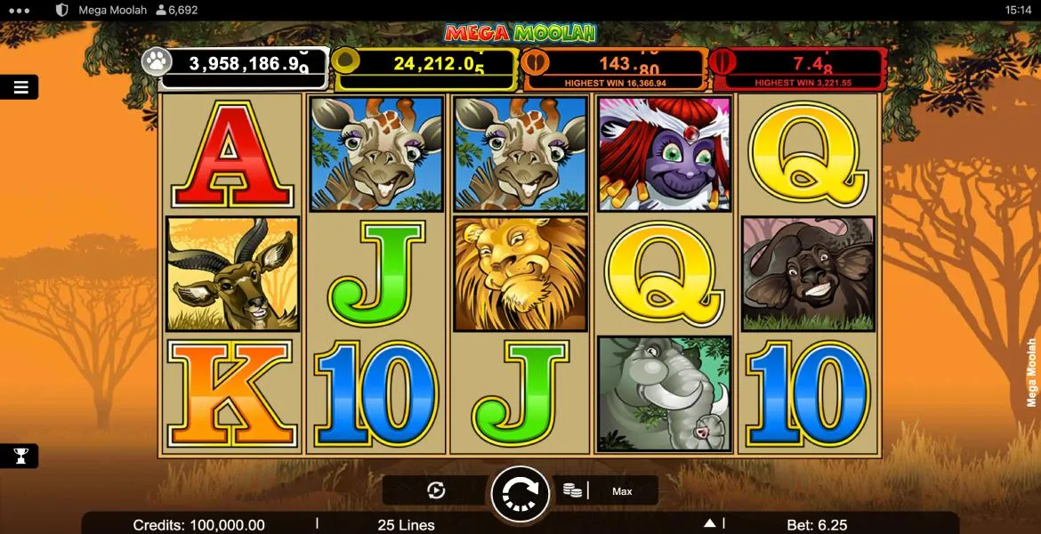 Play in Mega Moolah for free now |