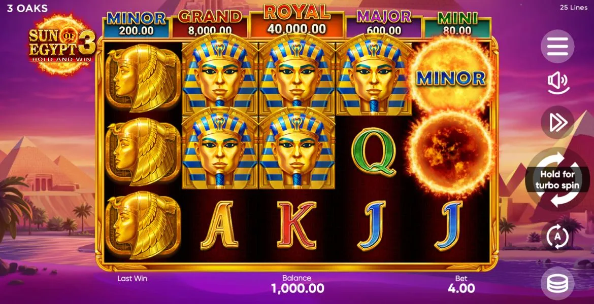 Play in Sun of Egypt 3 for free now | 