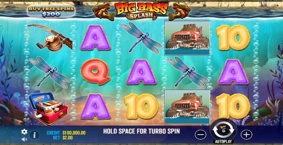 Play in Big Bass Splash for free now |