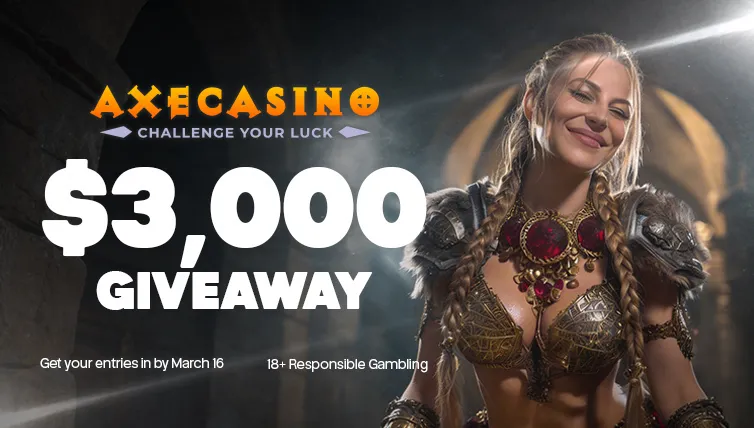 🎁 Axe Casino $3,000 Celebration Giveaway